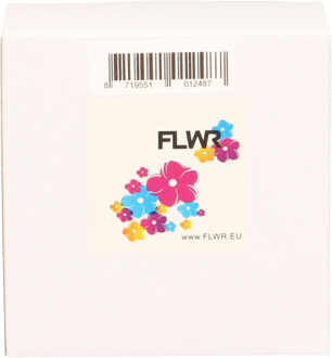 FLWR Brother DK-11218 24 mm x 24 mm wit labels