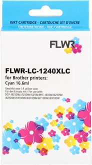 FLWR Brother LC-1240XL cyaan cartridge