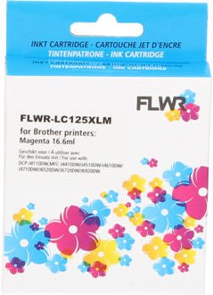 FLWR Brother LC-125XLM magenta cartridge