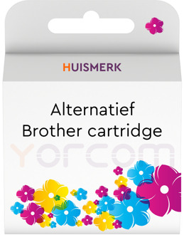 FLWR Brother LC-3213 Multipack zwart en kleur cartridge