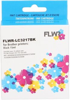 FLWR Brother LC-3217BK zwart cartridge