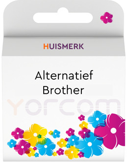 FLWR Brother LC-424 Multipack zwart en kleur cartridge