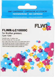 FLWR Brother LC-970C / LC-1000C cyaan cartridge