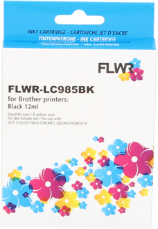 FLWR Brother LC-985BK zwart cartridge