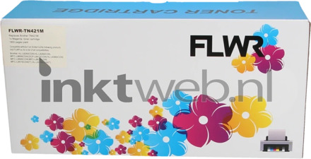 FLWR Brother TN-421 magenta toner