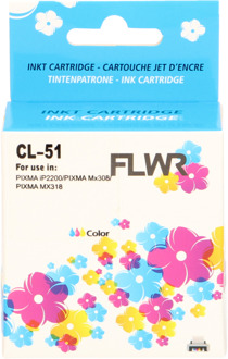 FLWR Canon CL-51 kleur cartridge