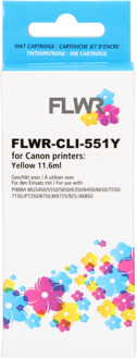 FLWR Canon CLI-551XL geel cartridge