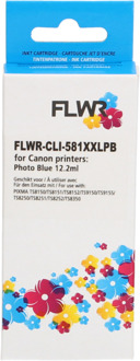 FLWR Canon CLI-581XXL foto blauw cartridge