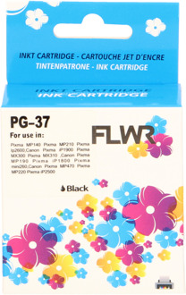 FLWR Canon PG-37 zwart cartridge