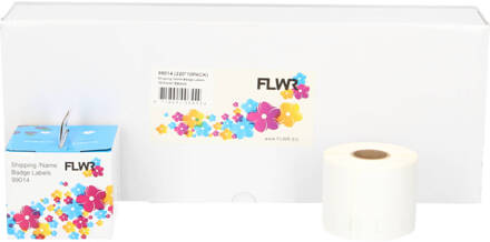 Flwr Dymo 99014 12-pack 54 Mm X 101 Mm Wit Labels