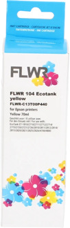 FLWR Epson 104 Ecotank geel cartridge