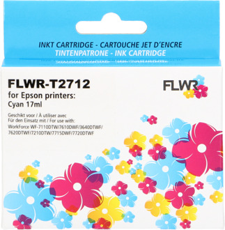 FLWR Epson 27XL T2712 cyaan cartridge