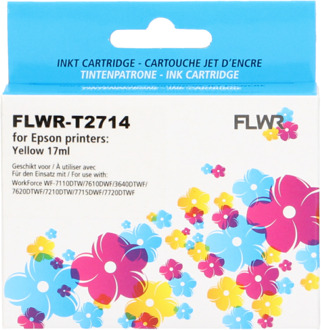 FLWR Epson 27XL T2714 geel cartridge