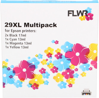 FLWR Epson 29XL Multipack zwart en kleur cartridge