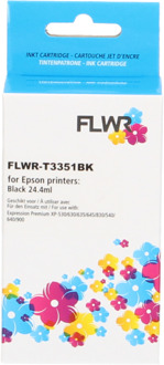 FLWR Epson 33XL (T3351) zwart cartridge