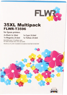 FLWR Epson 35XL Multipack zwart en kleur cartridge