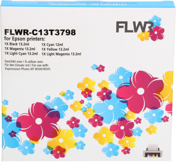 FLWR Epson 378XL Multipack zwart en kleur cartridge