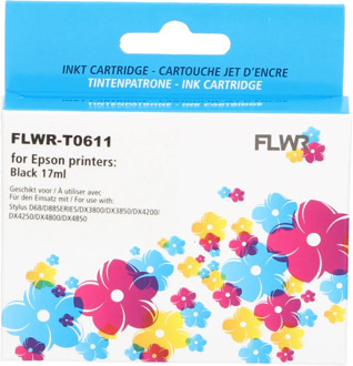 FLWR Epson T0611 zwart cartridge