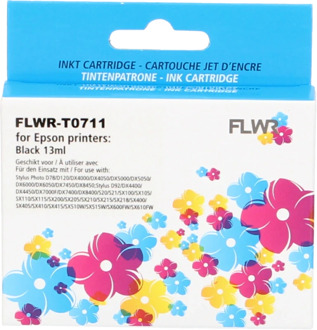 FLWR Epson T0711 zwart cartridge