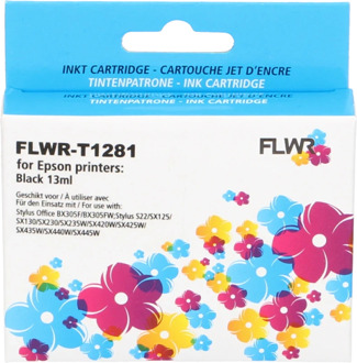 FLWR Epson T1281 zwart cartridge