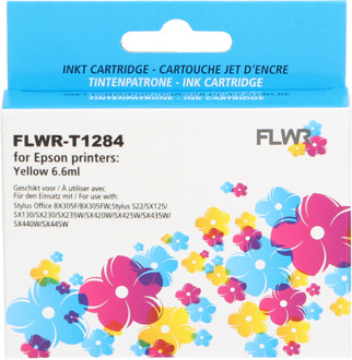 FLWR Epson T1284 geel cartridge