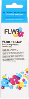 FLWR Epson T6644 geel cartridge
