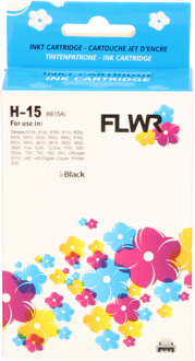 FLWR HP 15 zwart cartridge