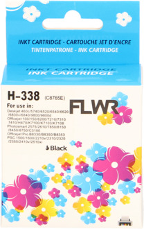 FLWR HP 338 zwart cartridge