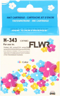 FLWR HP 343 kleur cartridge