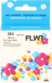 FLWR HP 363 zwart cartridge