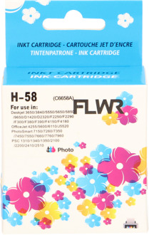 FLWR HP 58 foto kleur cartridge