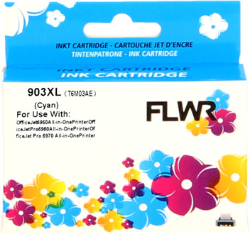 FLWR HP 903XL cyaan cartridge