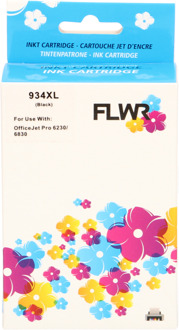 FLWR HP 934XL zwart cartridge