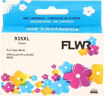 FLWR HP 935C cyaan cartridge
