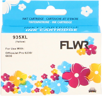 FLWR HP 935Y geel cartridge