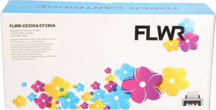 FLWR HP CE505A / CF280A zwart toner