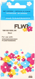 FLWR Lexmark 100XL zwart cartridge