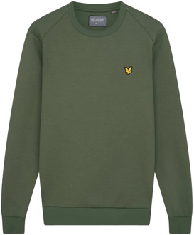 Fly fleece crewneck sweater Groen - XL