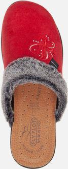 Fly Flot Pantoffels rood - Maat 35