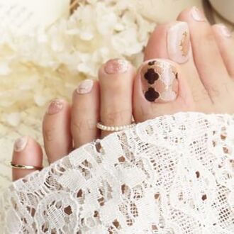 Flying Soul Toenail Art Stickers 24 pcs