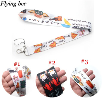 Flyingbee Friendship Lanyard Keychain Keys Holder Women Strap Neck Lanyards for Keys ID Card phone lanyard X0376