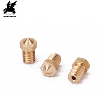 Flyingber size 0.2/0.4/0.3/0.5/0.8 nozzle for MK8 1.75mm ABS PLA Printer
