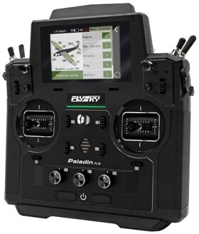 Flysky Paladin PL18 2.4G 18CH Radio Transmitter with FS-FTr10 FTr16S Receiver HVGA 3.5 Inch TFT Touching Screen for RC FPV Racing Drone Airplane Helicopter Multicopter Vehicle - Mode 2 (Left Hand Throttle)