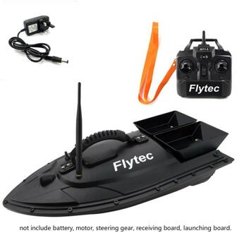 Flytec Rc Vissersboot 500 Meter Intelligente Smart Rc Boot Voor Visaas Boot Dubbele Motor Boot vissen zwart Kit UK plug