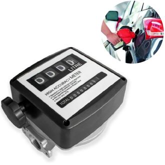 FM-120-2 4 Digitale Benzine Brandstof Benzine Olie Flow Meter 40-110L/Min Mechanische Me