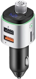 Fm-zender Aux Modulator Bluetooth Handsfree Car Kit Car Audio MP3 Speler met Quick Charge Dual Usb-poort BC42 FM
