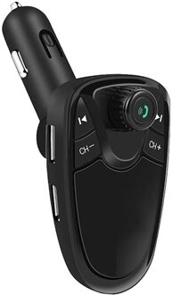 Fm-zender Bluetooth Aux Draadloze Fm-zender Auto MP3 Remote Handsfree Usb Автомобильные Auto Speler Товары Tf Kit Sd G4W8 zwart