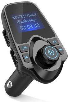 Fm-zender Modulator Bluetooth Fm-zender Audio Auto Mp3 Speler Handsfree Carkit TF Card Slot en 2 USB Charger 5V 2.1A