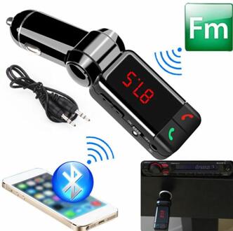 Fm Zenders Bluetooth Car Kit Fm-zender Handsfree Mp3 Speler Modulator Met Led Display Draagbare Dual Usb Charger