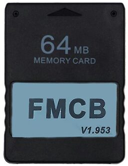 Fmcb Gratis Mcboot Versie V1.953 Geheugenkaart Voor PS2 Playstation2 Geheugenkaart Opl Mc Boot Harde Schijf Spel Start Geheugen kaart 64M